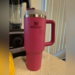 Pink (Bright Azalea) 40 oz Thirst quencher Stanley cup with handle